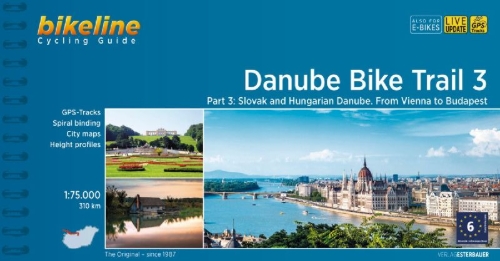 Buchcover und Innenansicht für das Buch: Danube Bike Trail - Part 3: Slovakian and Hungarian Danube