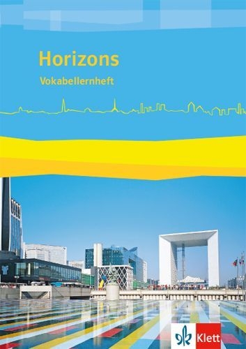 Buchcover und Innenansicht für das Buch: Horizons. Vokabellernheft. 11./12. Klasse bei G8 / 12./13. Klasse bei G9. Ausgabe ab 2017 /