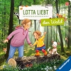 Buchcover und Innenansicht für das Buch: Lotta liebt den Wald