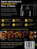 Buchcover und Innenansicht für das Buch: Das ultimative Ninja Foodi MAX Airfryer Kochbuch