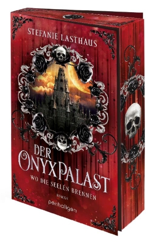 Buchcover und Innenansicht für das Buch: Der Onyxpalast - Wo die Seelen brennen
