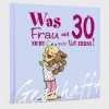 Buchcover und Innenansicht für das Buch: Geschafft! Was Frau mit 30 nicht mehr tun muss!