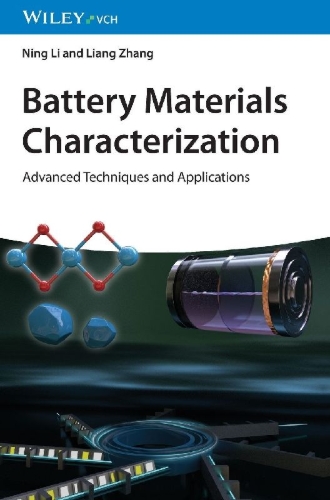 Buchcover und Innenansicht für das Buch: Battery Materials Characterization