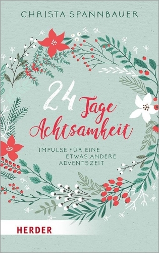 Buchcover und Innenansicht für das Buch: 24 Tage Achtsamkeit