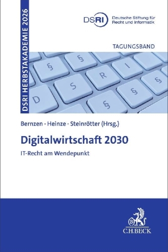 Buchcover und Innenansicht für das Buch: Digitalwirtschaft 2030