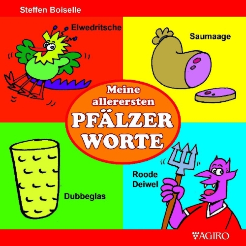 Buchcover und Innenansicht für das Buch: Meine allerersten PFÄLZER WORTE