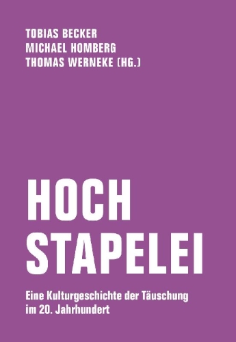 Buchcover und Innenansicht für das Buch: Hochstapelei