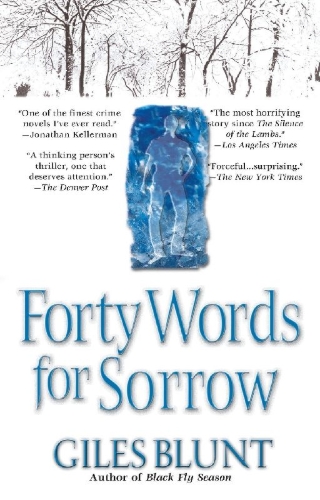 Buchcover und Innenansicht für das Buch: Forty Words for Sorrow