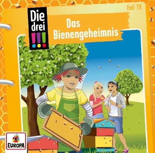 Buchcover und Innenansicht für das Buch: Die drei !!! 78: Das Bienengeheimnis