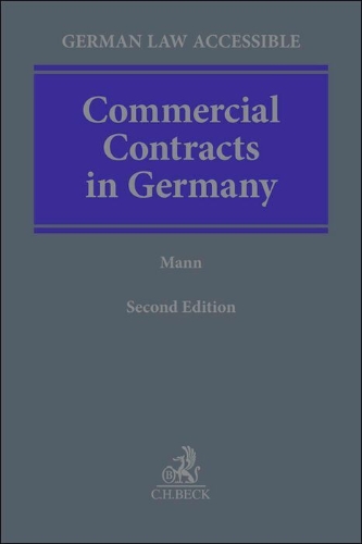 Buchcover und Innenansicht für das Buch: Commercial Contracts in Germany