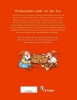 Buchcover und Innenansicht für das Buch: Wenn sieben kleine Weihnachtshasen mit Schwung durch die Adventszeit rasen