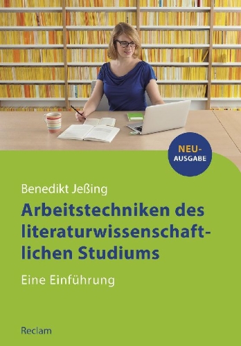 Buchcover und Innenansicht für das Buch: Arbeitstechniken des literaturwissenschaftlichen Studiums