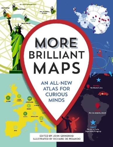 Buchcover und Innenansicht für das Buch: More Brilliant Maps
