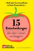 Buchcover und Innenansicht für das Buch: 15 Entscheidungen, die dein Leben verlängern
