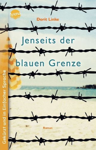 Buchcover und Innenansicht für das Buch: Jenseits der blauen Grenze