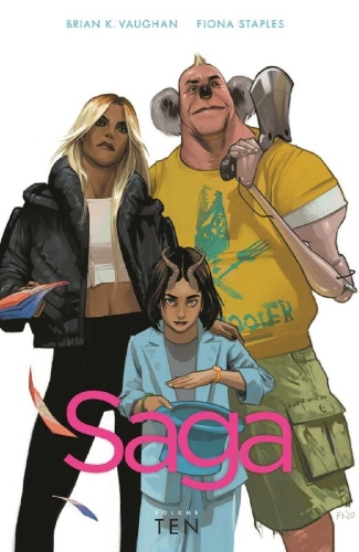Buchcover und Innenansicht für das Buch: Saga Volume 10