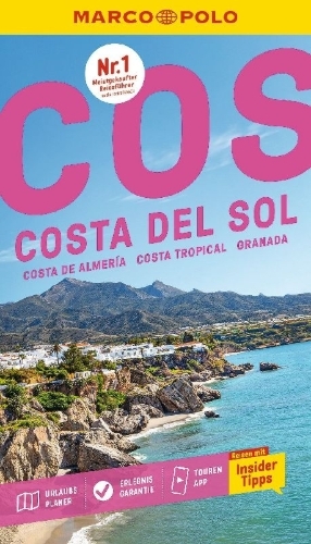 Buchcover und Innenansicht für das Buch: MARCO POLO Reiseführer Costa del Sol, Costa de Almería, Costa Tropical, Granada