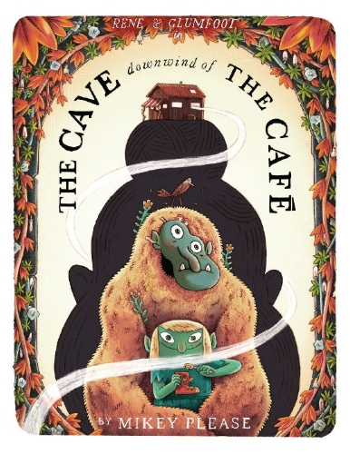 Buchcover und Innenansicht für das Buch: The Cave Downwind of the Café