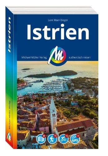 Buchcover und Innenansicht für das Buch: MICHAEL MÜLLER Reiseführer Istrien