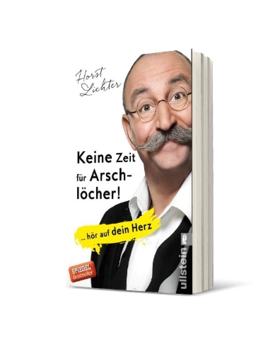 Buchcover und Innenansicht für das Buch: Keine Zeit für Arschlöcher!