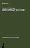 Buchcover und Innenansicht für das Buch: Kommentar zu Hiob