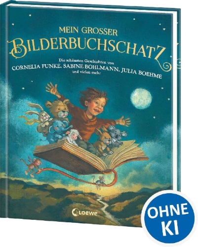 Buchcover und Innenansicht für das Buch: Mein großer Bilderbuchschatz