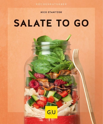 Buchcover und Innenansicht für das Buch: Salate to go
