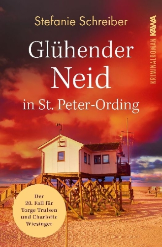 Buchcover und Innenansicht für das Buch: Glühender Neid in St. Peter-Ording