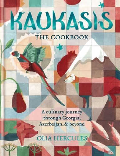 Buchcover und Innenansicht für das Buch: Kaukasis The Cookbook