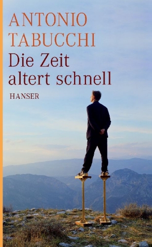 Buchcover und Innenansicht für das Buch: Die Zeit altert schnell