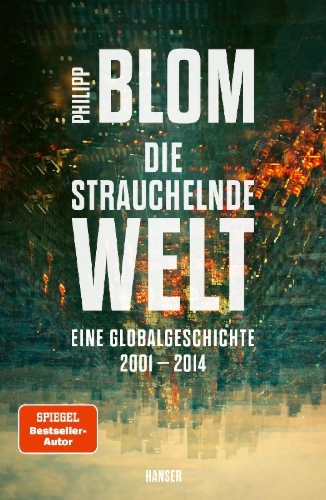 Buchcover und Innenansicht für das Buch: Die strauchelnde Welt