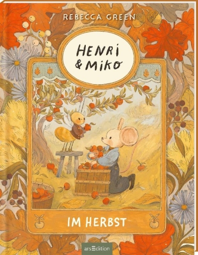 Buchcover und Innenansicht für das Buch: Henri & Miko - Autumn in Bosk Olivette