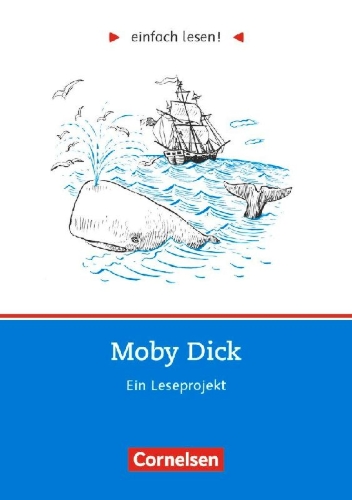 Buchcover und Innenansicht für das Buch: einfach lesen! Moby Dick. Aufgaben und Übungen