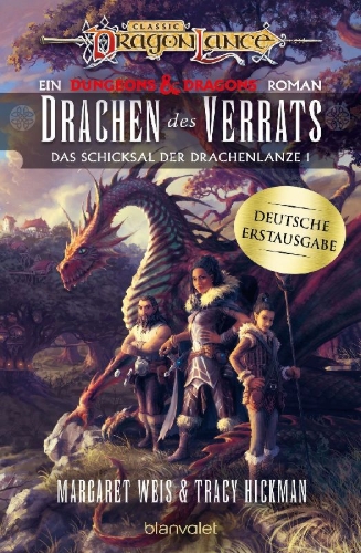 Buchcover und Innenansicht für das Buch: Dragons of Deceit (Dragonlance Destinies, Vol.1)