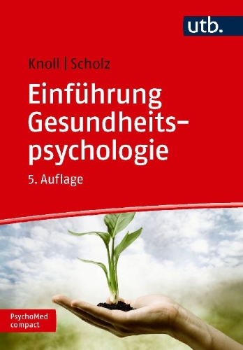 Buchcover und Innenansicht für das Buch: Einführung Gesundheitspsychologie