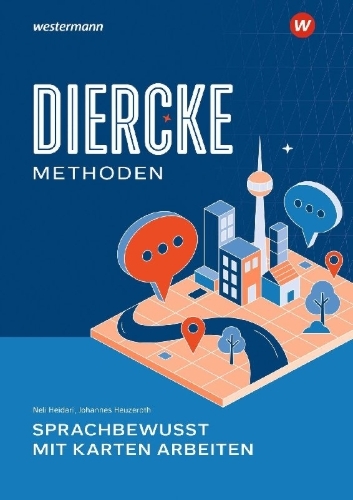Buchcover und Innenansicht für das Buch: Diercke Methoden - Sprachbewusst mit Karten arbeiten
