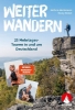 Buchcover und Innenansicht für das Buch: Weiter Wandern. 25 Mehrtagestouren in und um Deutschland