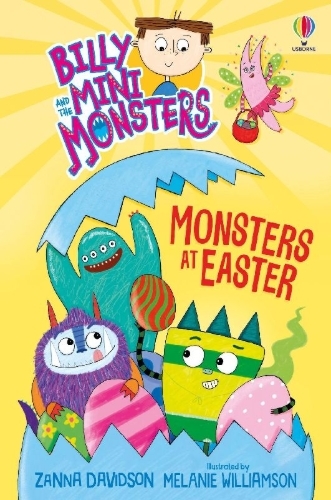 Buchcover und Innenansicht für das Buch: Billy and the Mini Monsters: Monsters at Easter