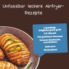 Buchcover und Innenansicht für das Buch: Snack Attack Airfryer. Airfryer-Rezepte für Hungry Legends
