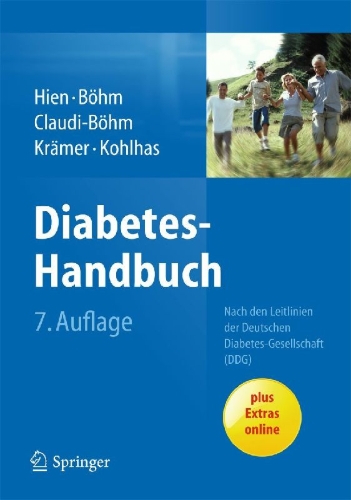 Buchcover und Innenansicht für das Buch: Diabetes-Handbuch