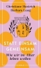 Buchcover und Innenansicht für das Buch: Statt einsam gemeinsam