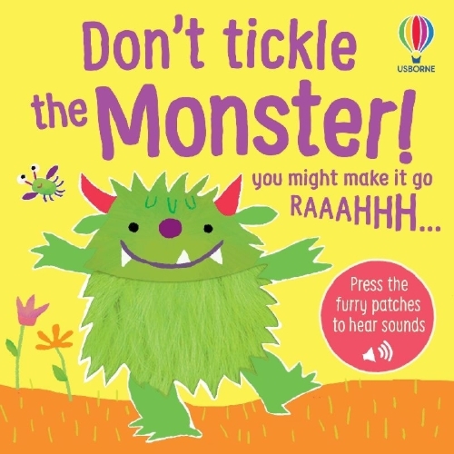 Buchcover und Innenansicht für das Buch: Don't Tickle the Monster!