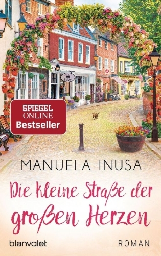 Buchcover und Innenansicht für das Buch: Die kleine Straße der großen Herzen