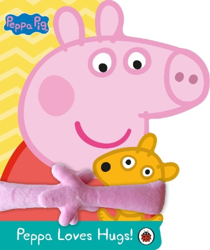 Buchcover und Innenansicht für das Buch: Peppa Pig: Peppa Loves Hugs