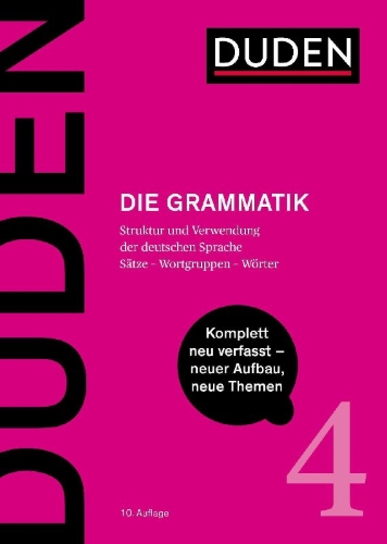 Buchcover und Innenansicht für das Buch: Duden - Die Grammatik
