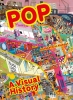 Buchcover und Innenansicht für das Buch: POP: A Visual History