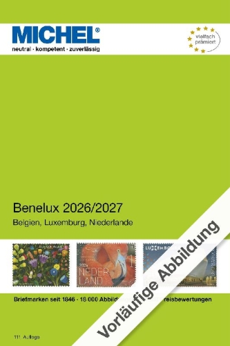 Buchcover und Innenansicht für das Buch: Benelux 2026/2027