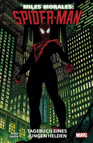 Buchcover und Innenansicht für das Buch: Miles Morales: Spider-Man - Neustart