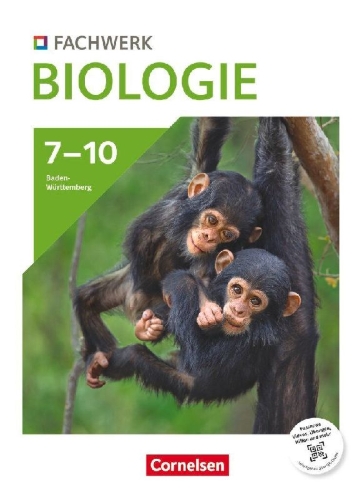 Buchcover und Innenansicht für das Buch: Fachwerk Biologie 7.-10. Schuljahr - Baden-Württemberg ab 2026 - Schulbuch