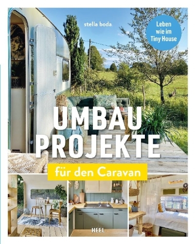 Buchcover und Innenansicht für das Buch: Umbauprojekte für den Caravan